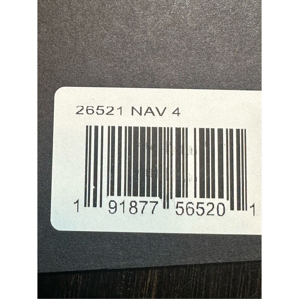 Mac Duggal NWT size 4 navy gown FLUTTER SLEEVE st… - image 16